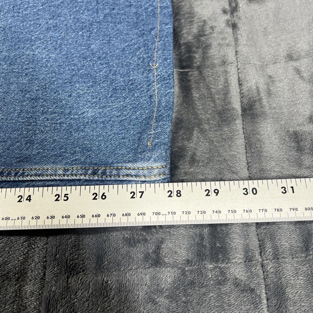 Forever 21 Retro Flare Jeans Womens Size 25x28 Blue Denim Mid Rise hippie hipste - Picture 9 of 13